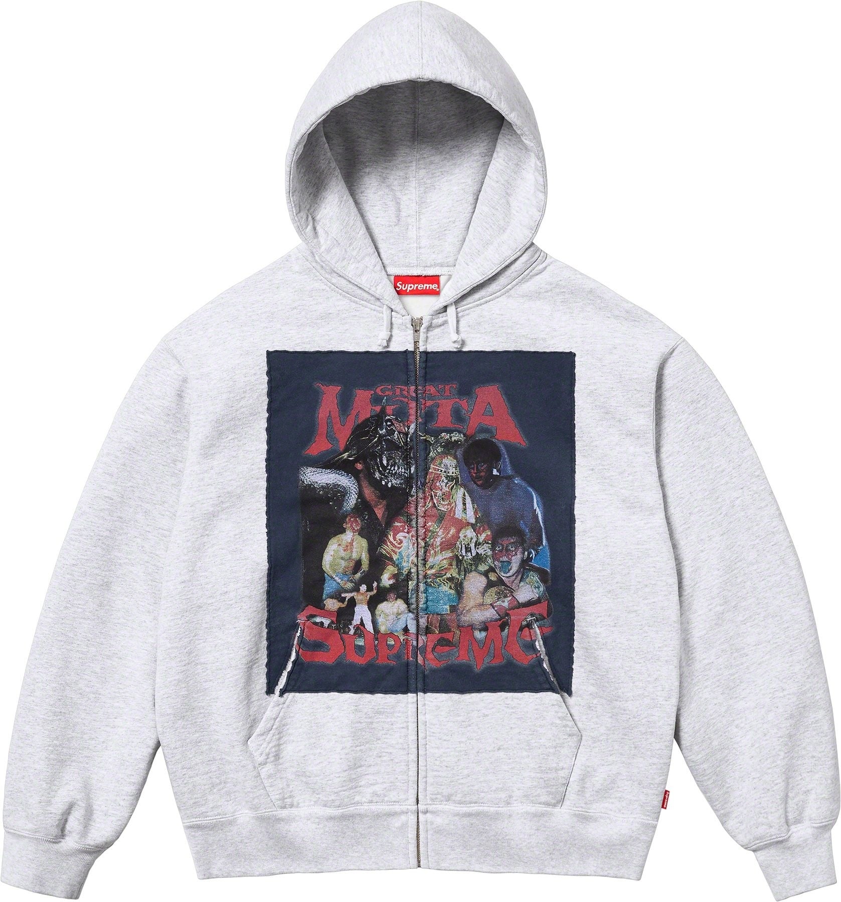 Muta Zip Up Hooded Sweatshirt view 4